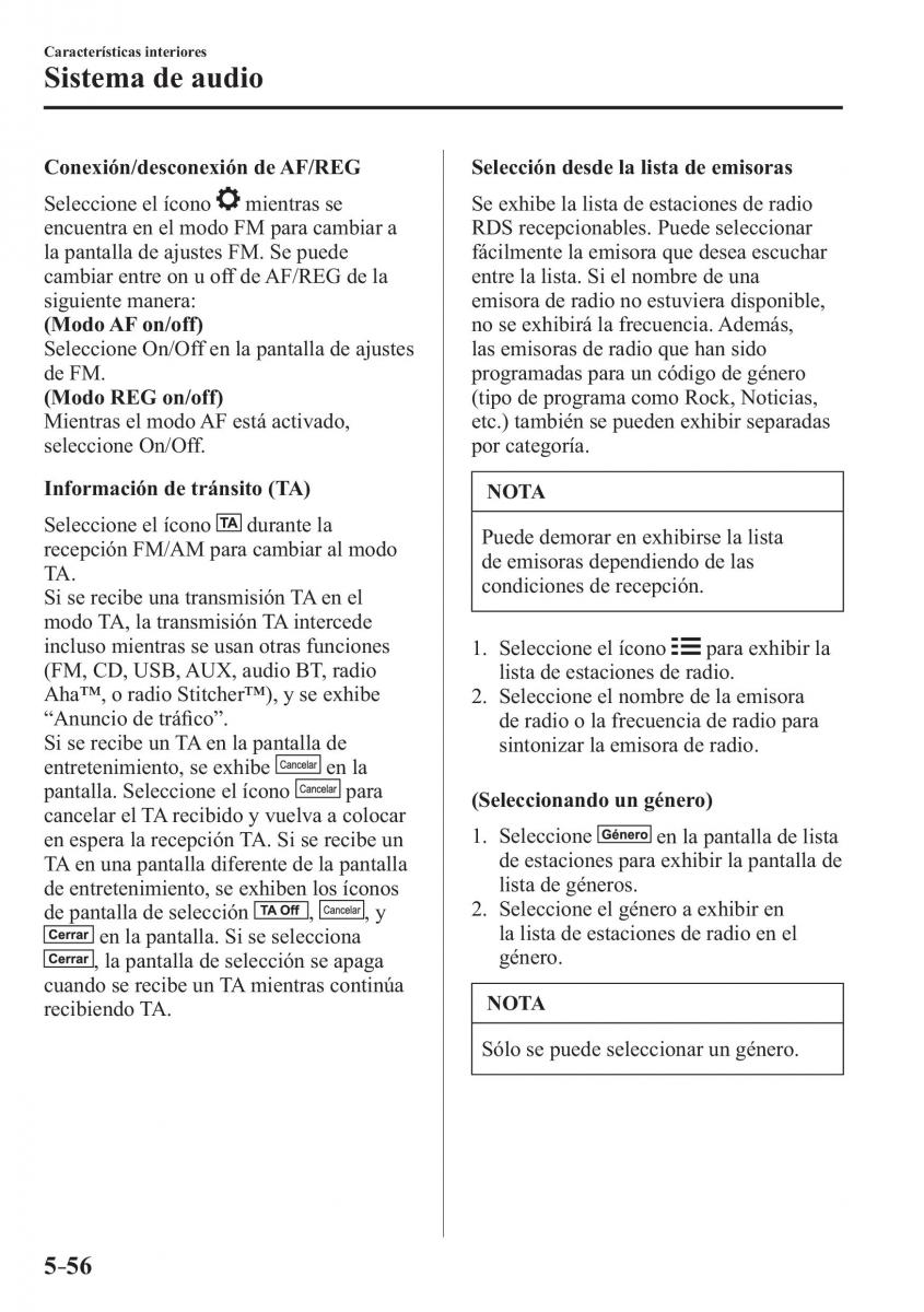 Mazda CX 3 manual del propietario / page 402