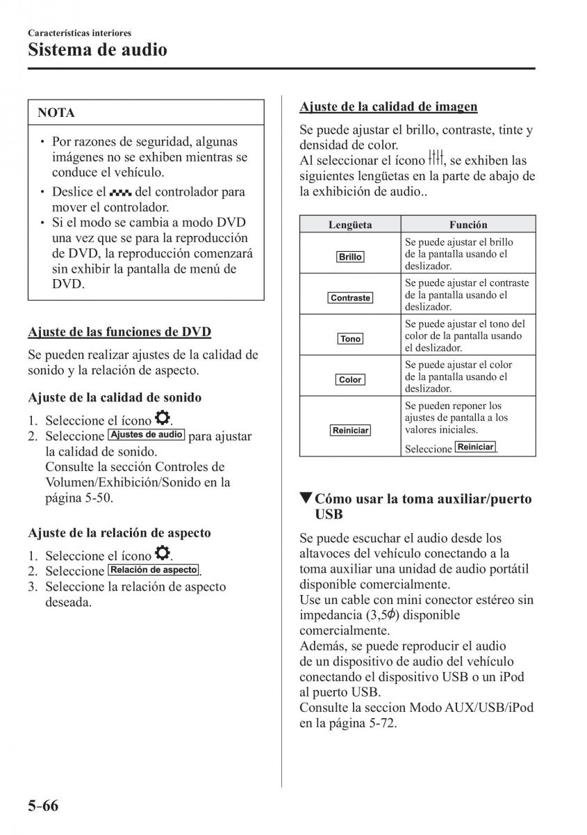 Mazda CX 3 manual del propietario / page 412