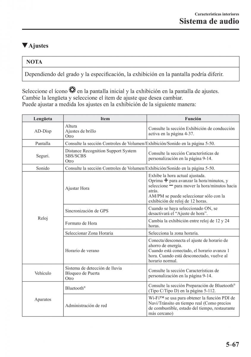 Mazda CX 3 manual del propietario / page 413