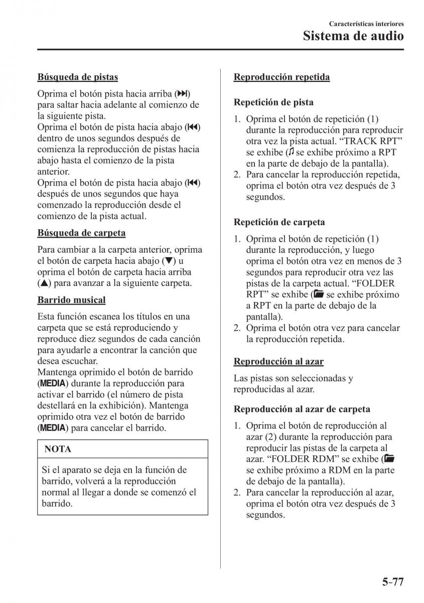 Mazda CX 3 manual del propietario / page 423