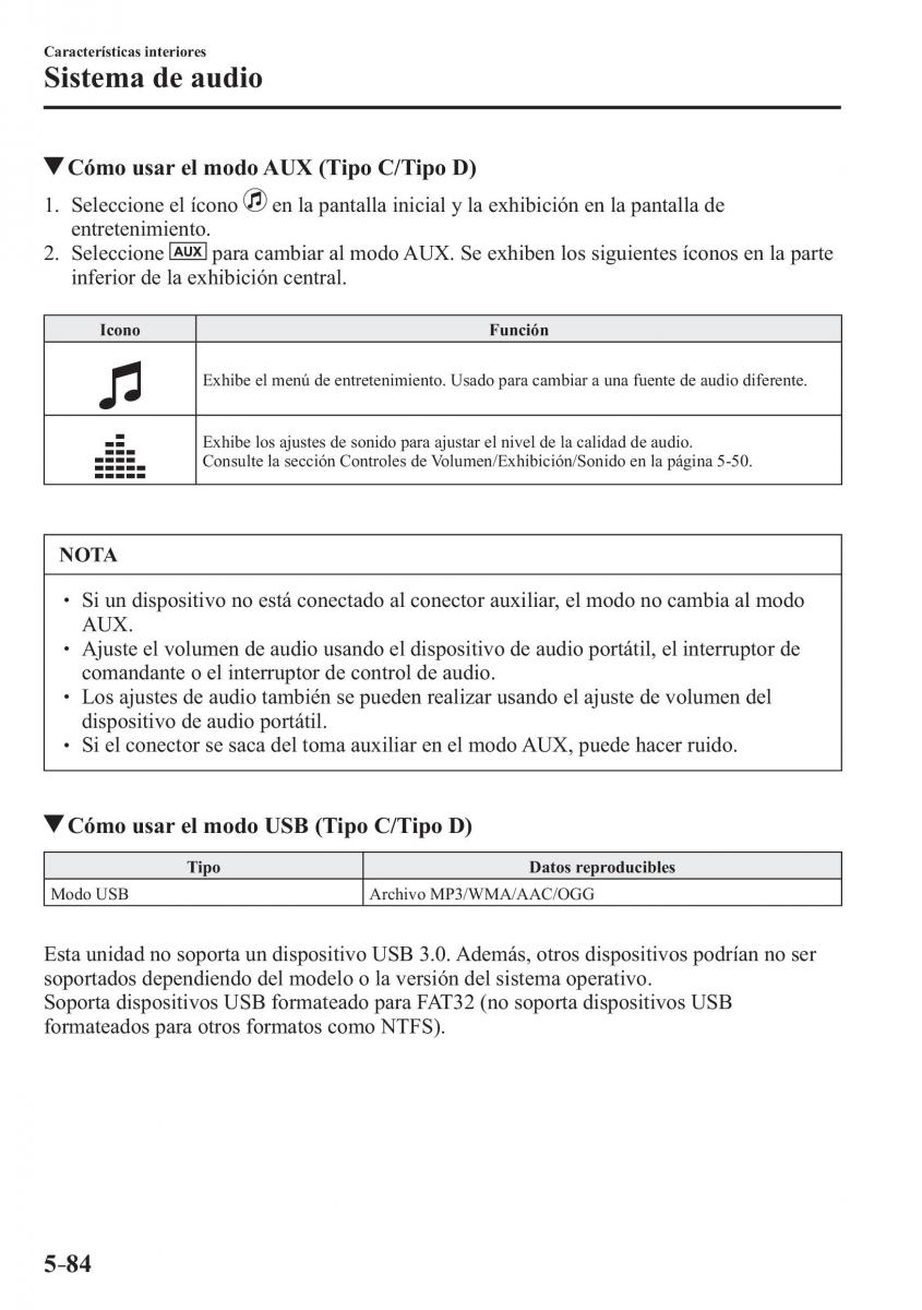 Mazda CX 3 manual del propietario / page 430