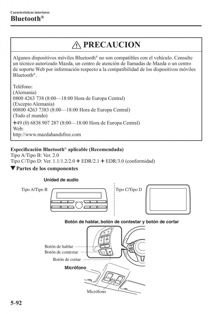 Mazda CX 3 manual del propietario / page 438