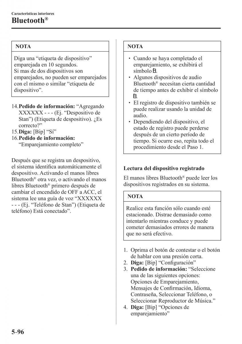 Mazda CX 3 manual del propietario / page 442