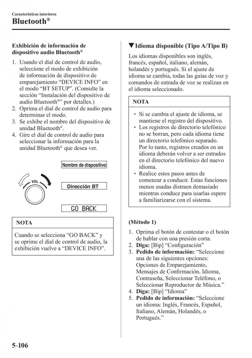 Mazda CX 3 manual del propietario / page 452