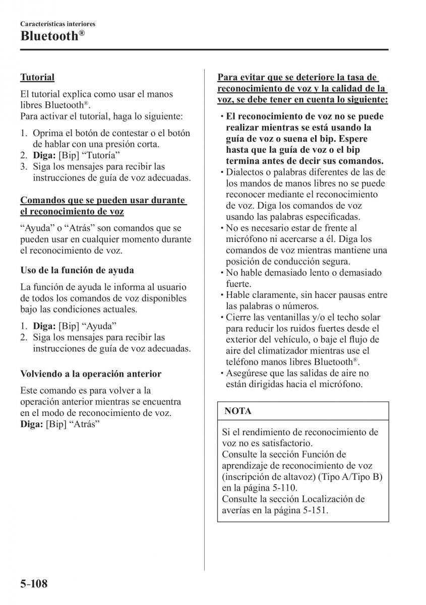 Mazda CX 3 manual del propietario / page 454