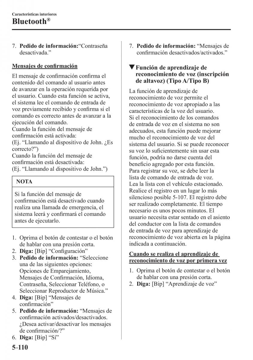 Mazda CX 3 manual del propietario / page 456