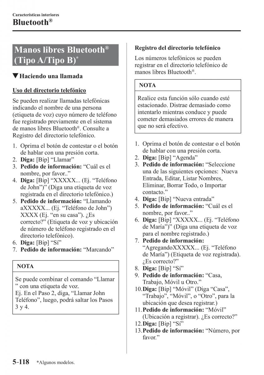 Mazda CX 3 manual del propietario / page 464