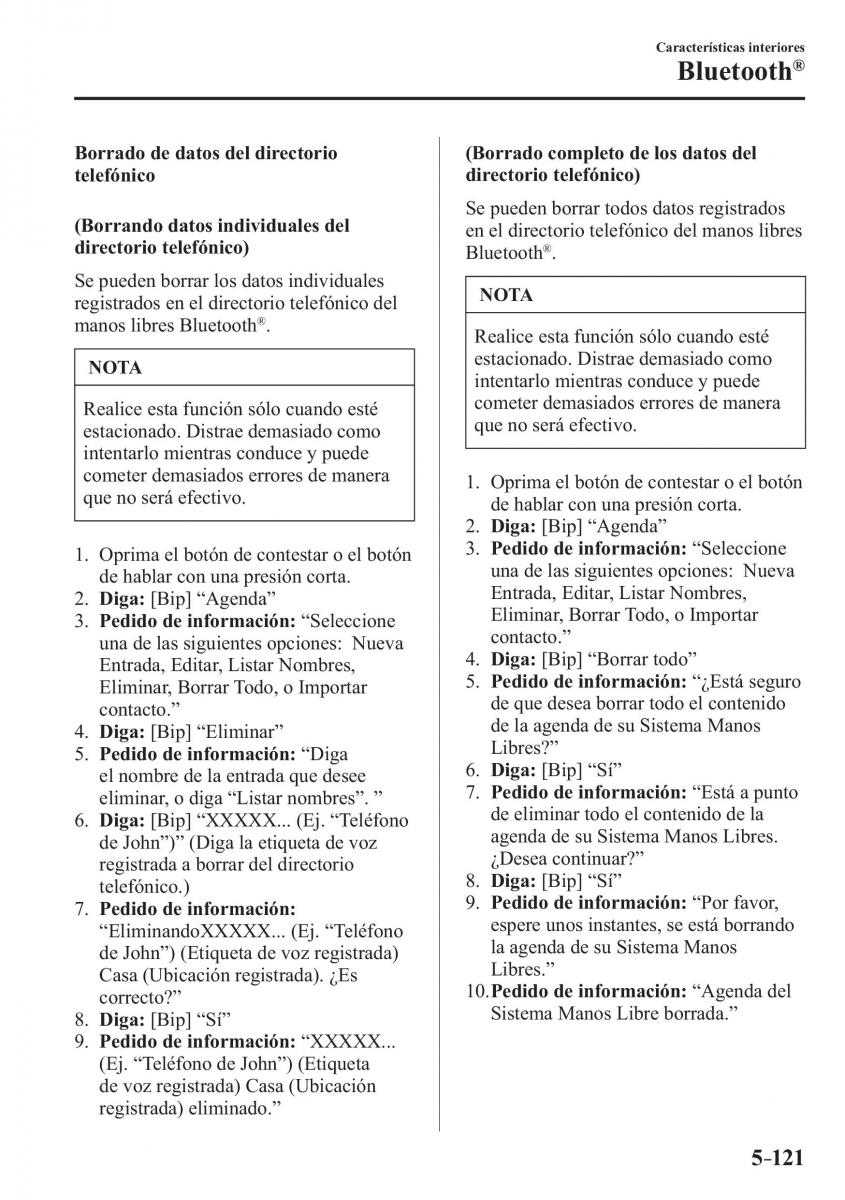 Mazda CX 3 manual del propietario / page 467