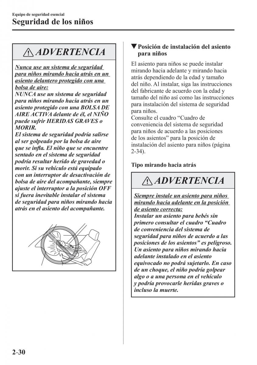 Mazda CX 3 manual del propietario / page 50