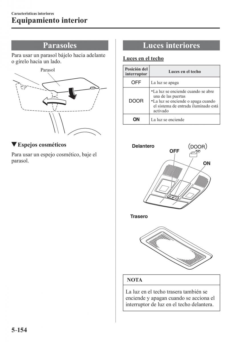 Mazda CX 3 manual del propietario / page 500