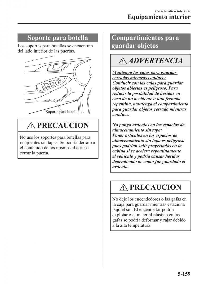 Mazda CX 3 manual del propietario / page 505