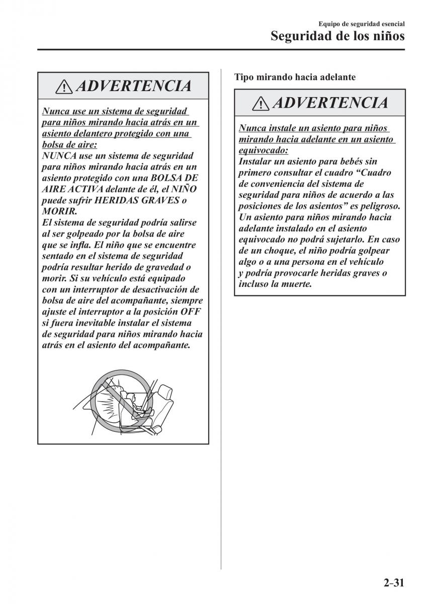 Mazda CX 3 manual del propietario / page 51