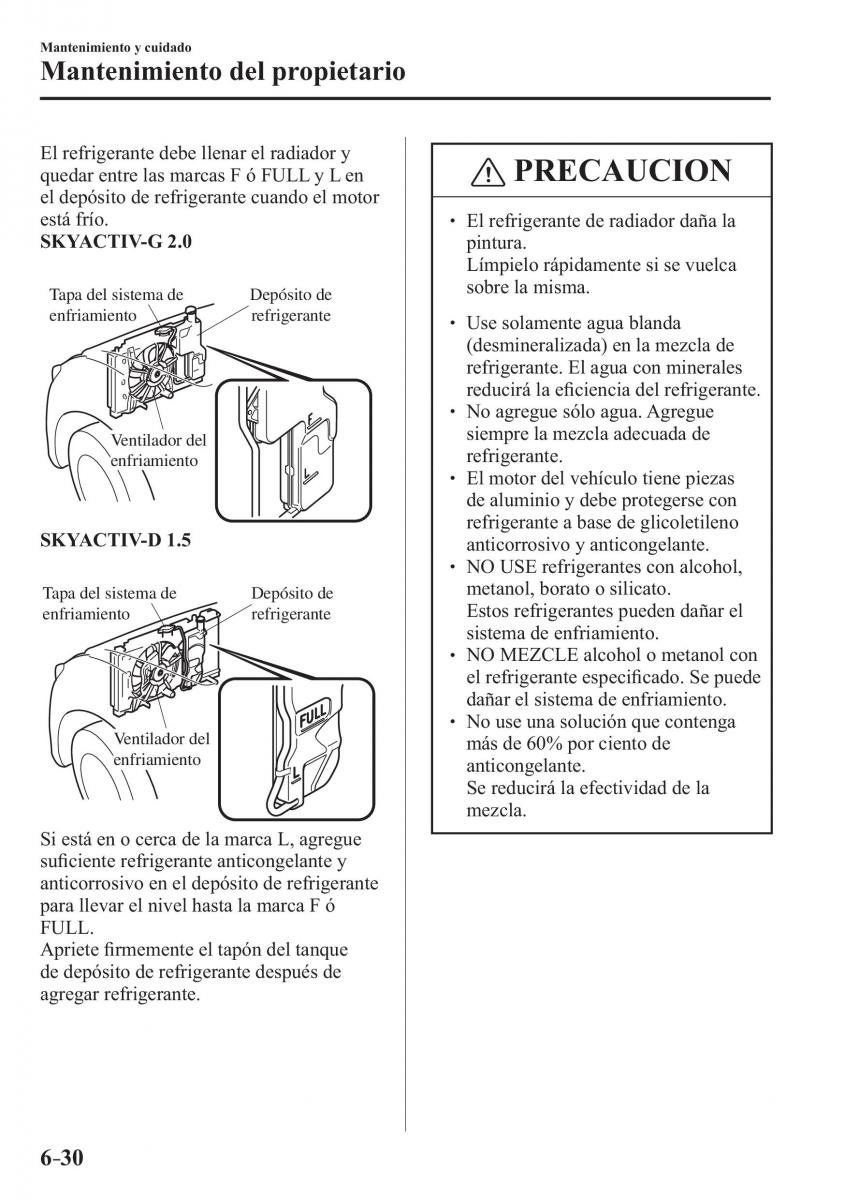 Mazda CX 3 manual del propietario / page 540