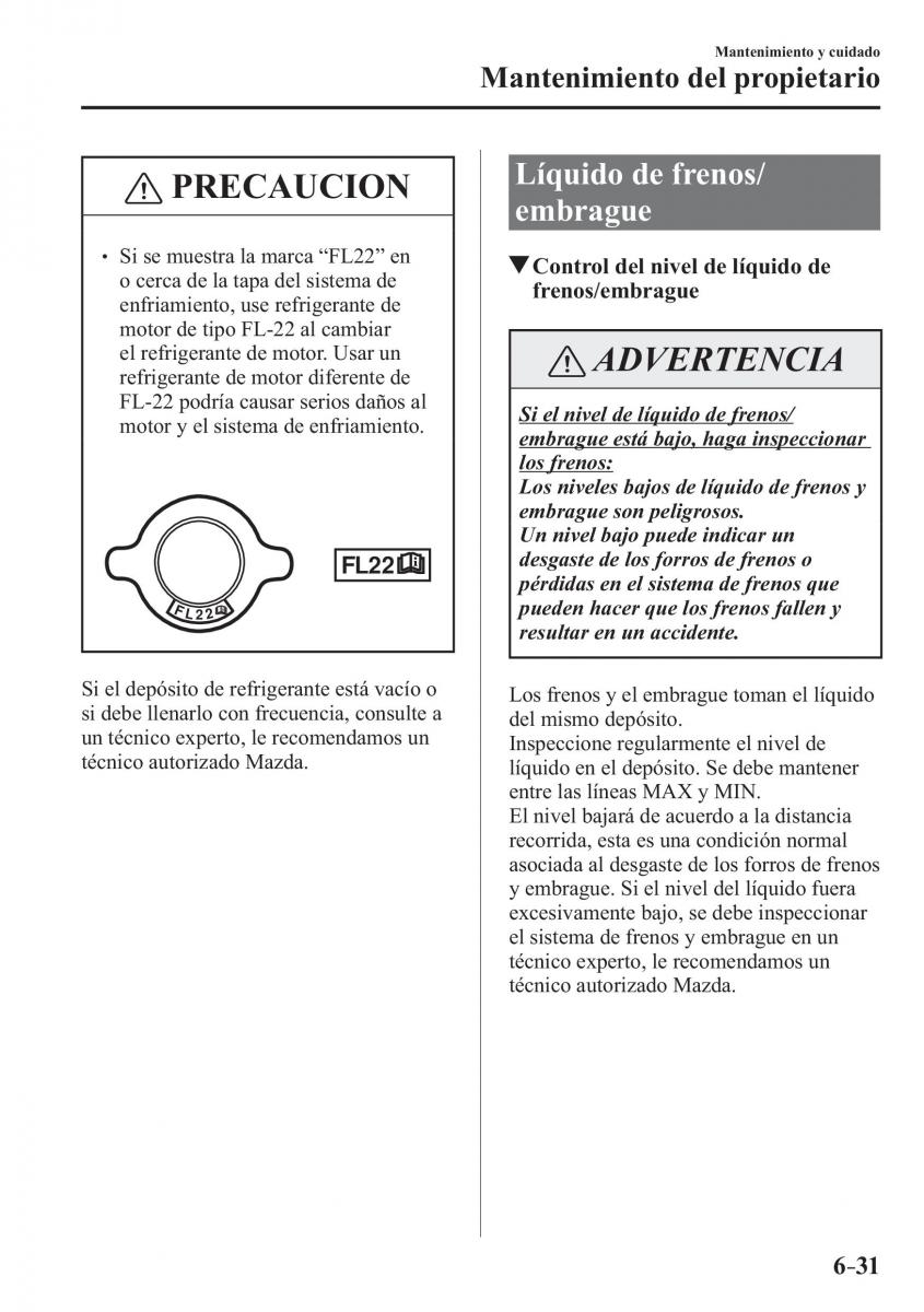 Mazda CX 3 manual del propietario / page 541