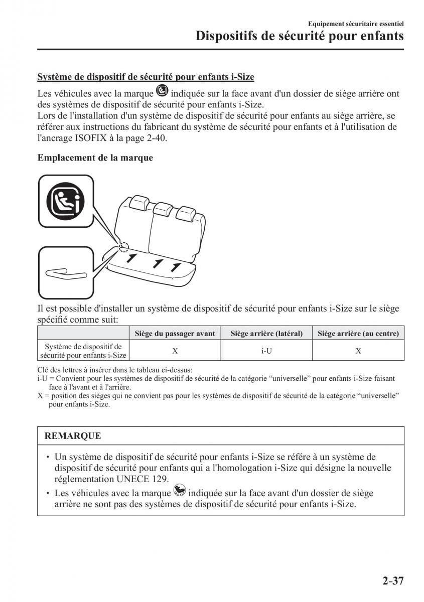 Mazda CX 3 manuel du proprietaire / page 57