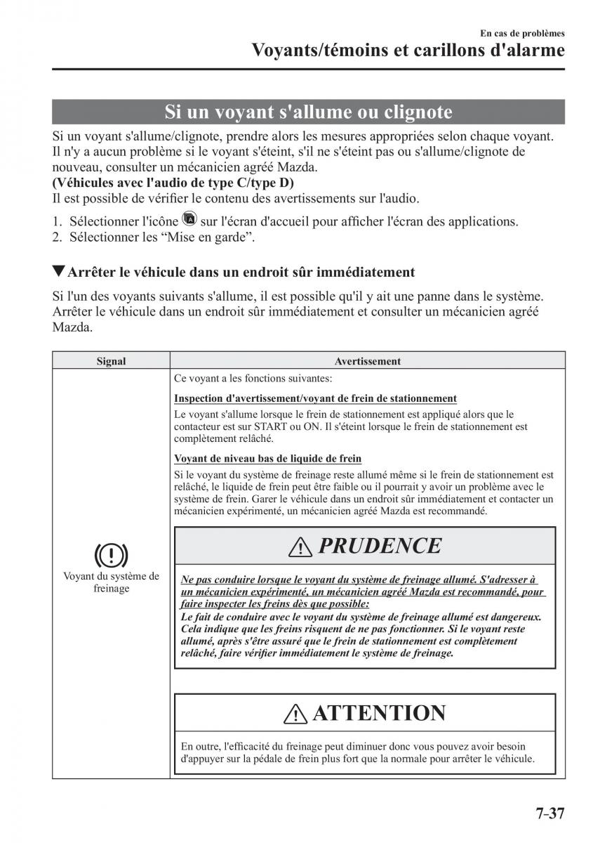 Mazda CX 3 manuel du proprietaire / page 629