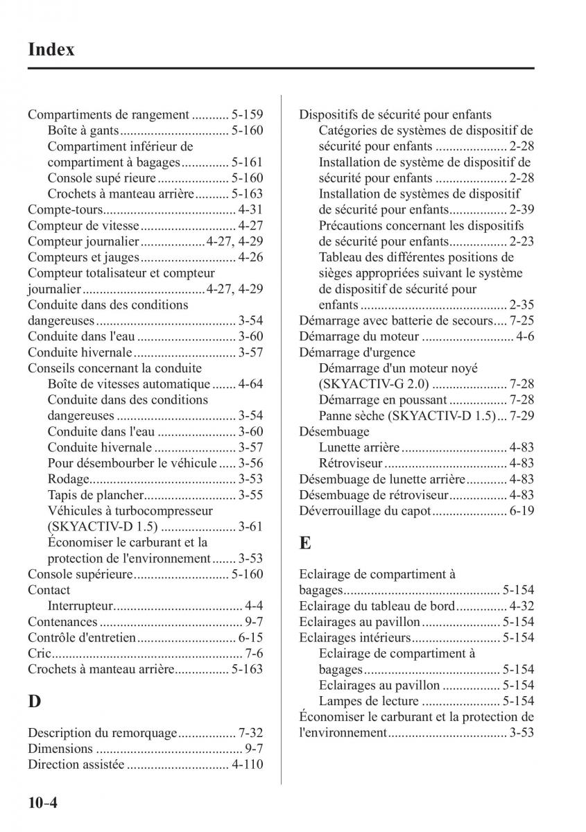 Mazda CX 3 manuel du proprietaire / page 700