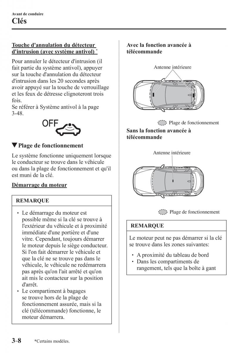 Mazda CX 3 manuel du proprietaire / page 90