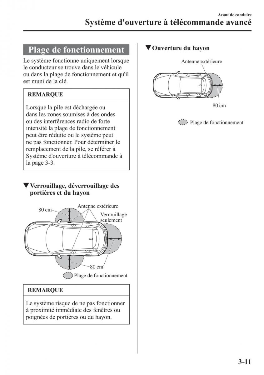 Mazda CX 3 manuel du proprietaire / page 93