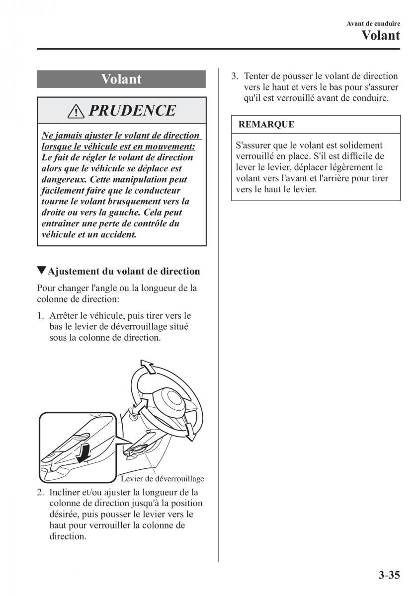 Mazda CX 3 manuel du proprietaire / page 117