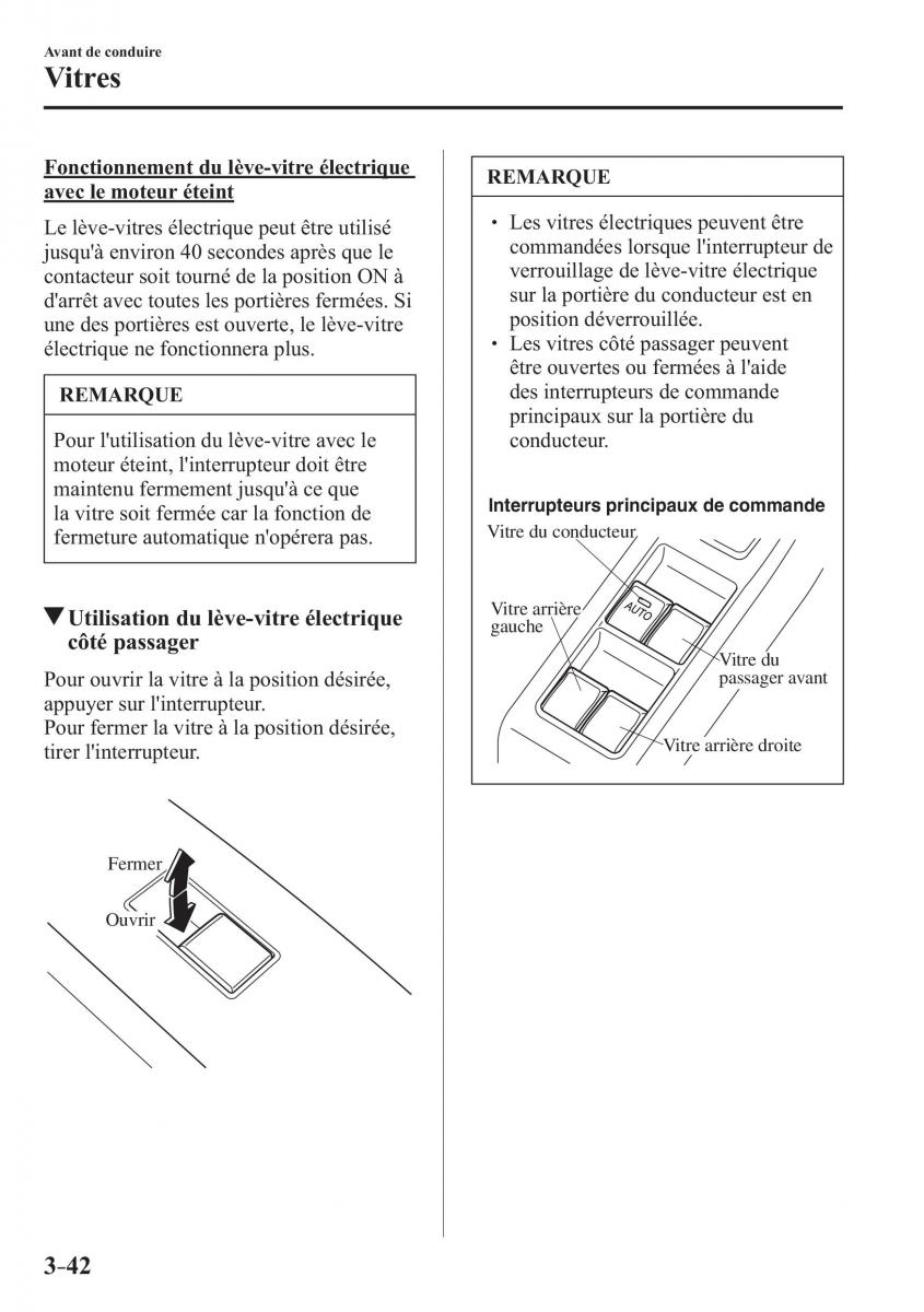 Mazda CX 3 manuel du proprietaire / page 124