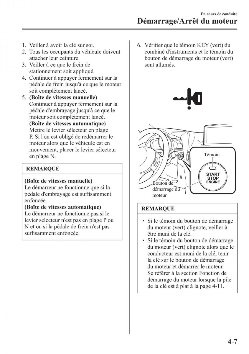 Mazda CX 3 manuel du proprietaire / page 159