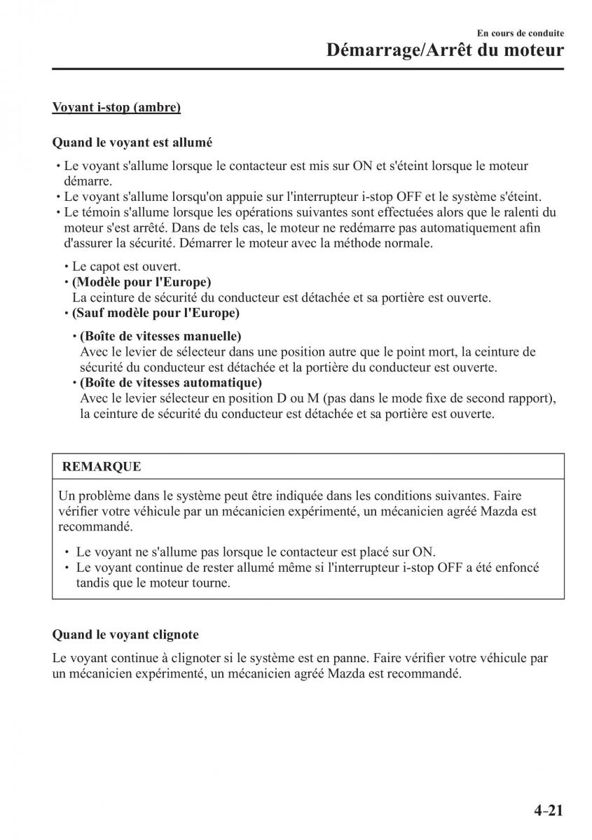 Mazda CX 3 manuel du proprietaire / page 173