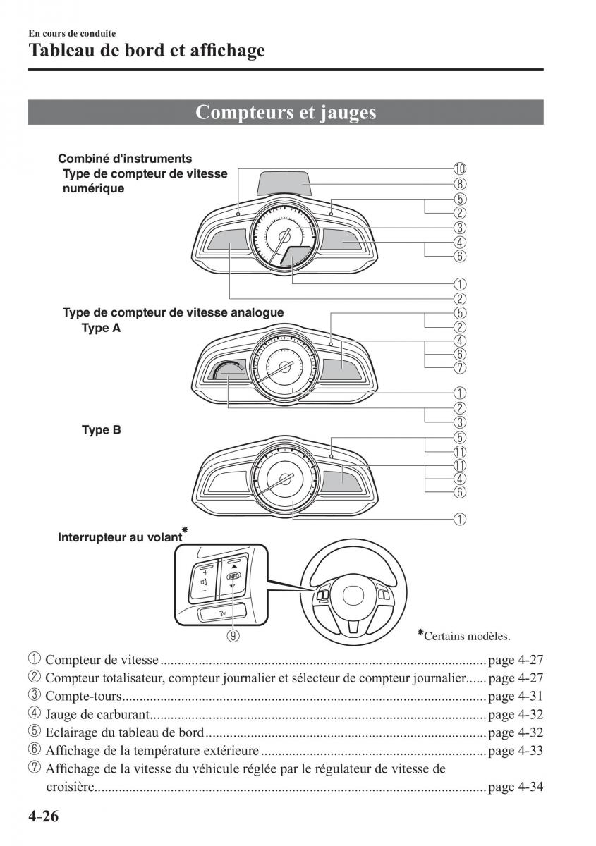 Mazda CX 3 manuel du proprietaire / page 178