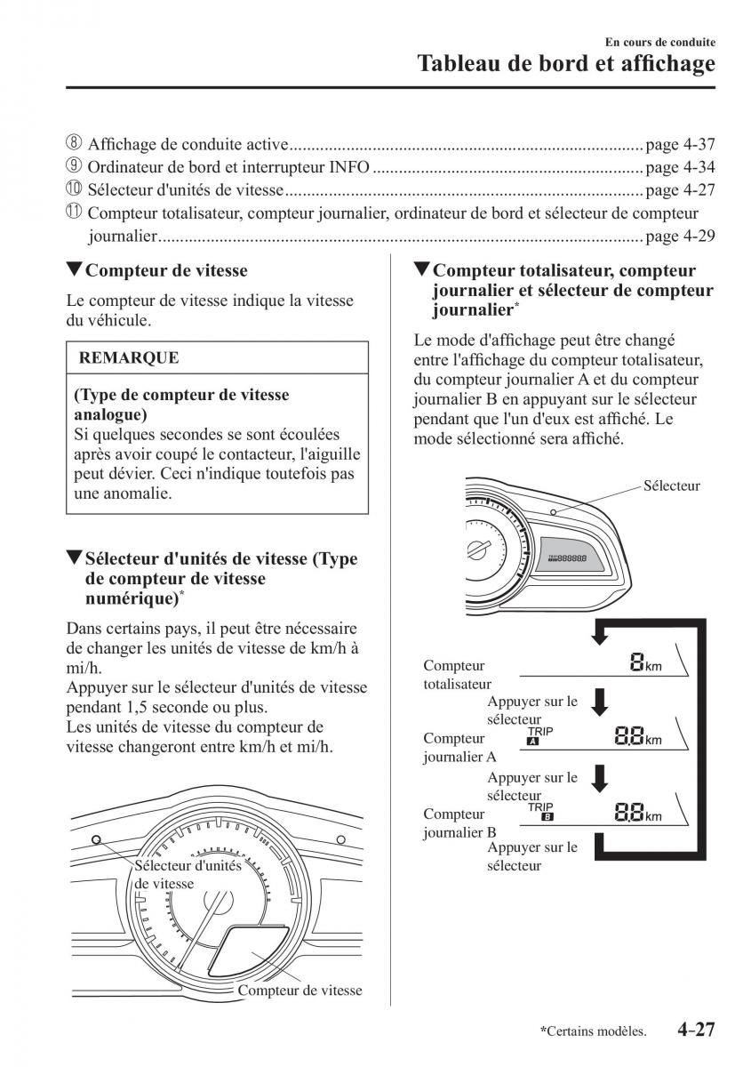 Mazda CX 3 manuel du proprietaire / page 179