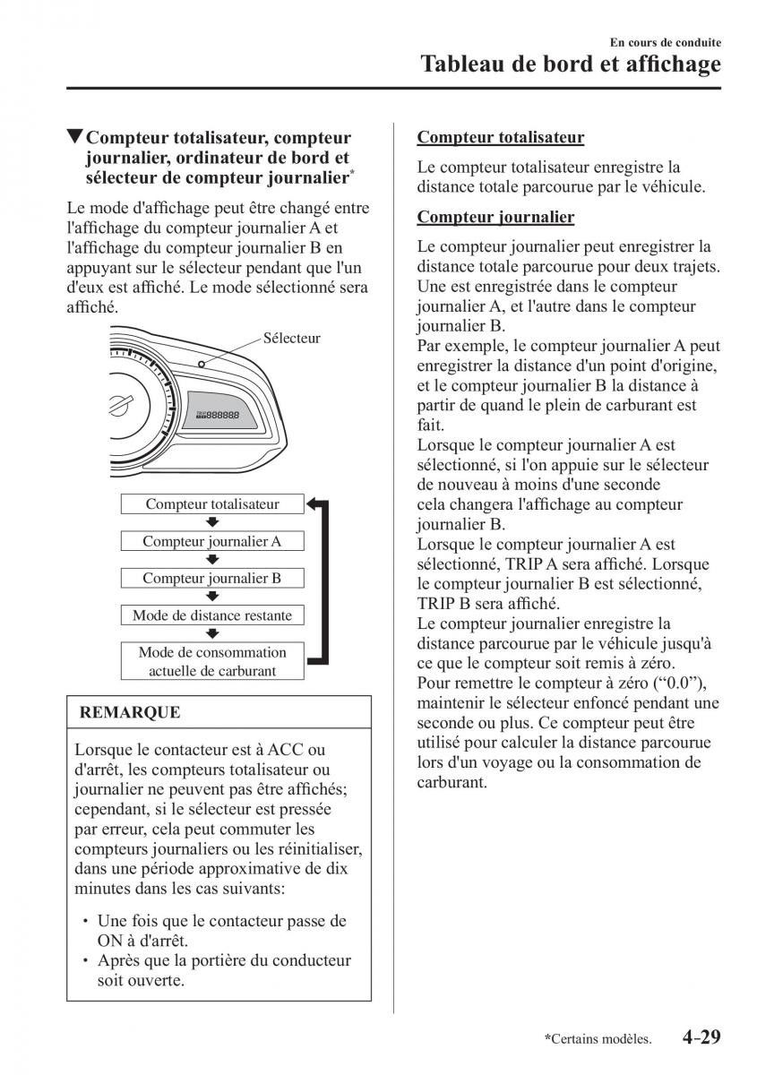 Mazda CX 3 manuel du proprietaire / page 181