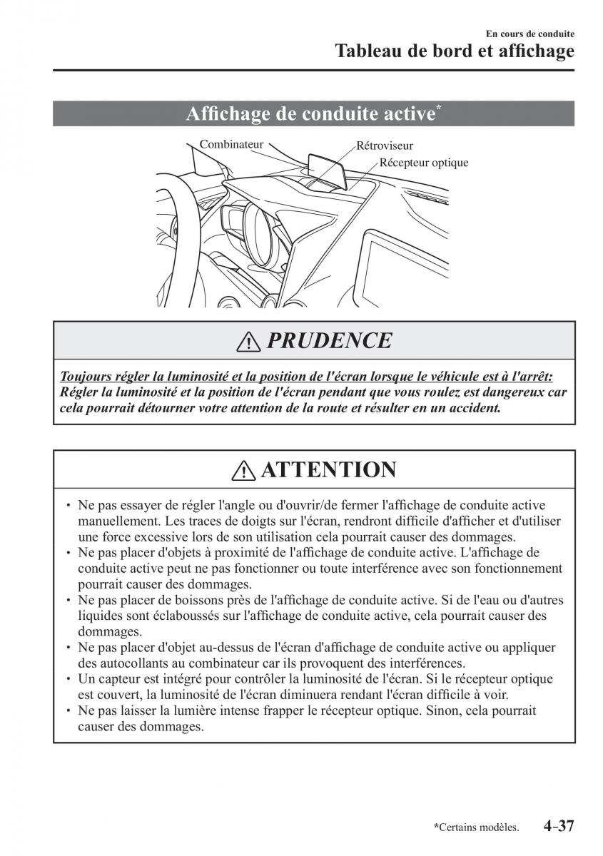 Mazda CX 3 manuel du proprietaire / page 189