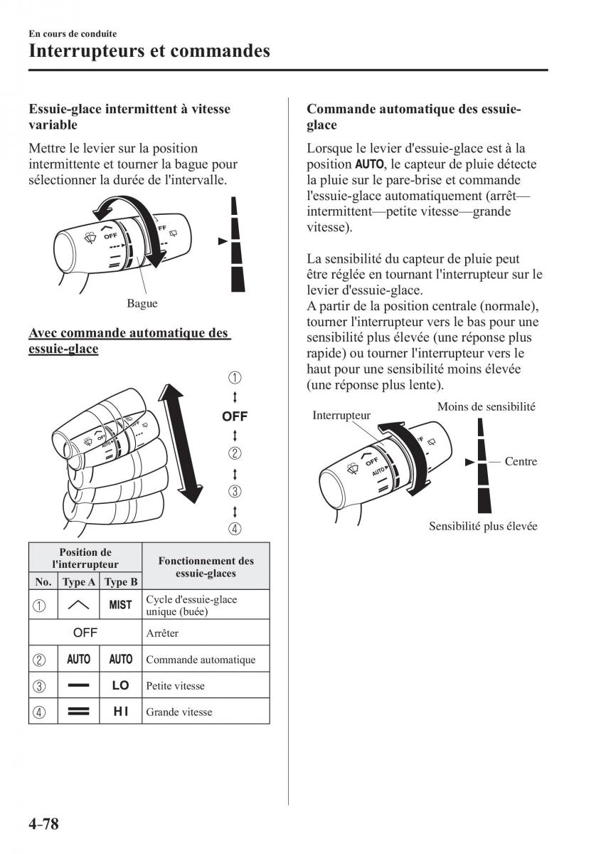 Mazda CX 3 manuel du proprietaire / page 230