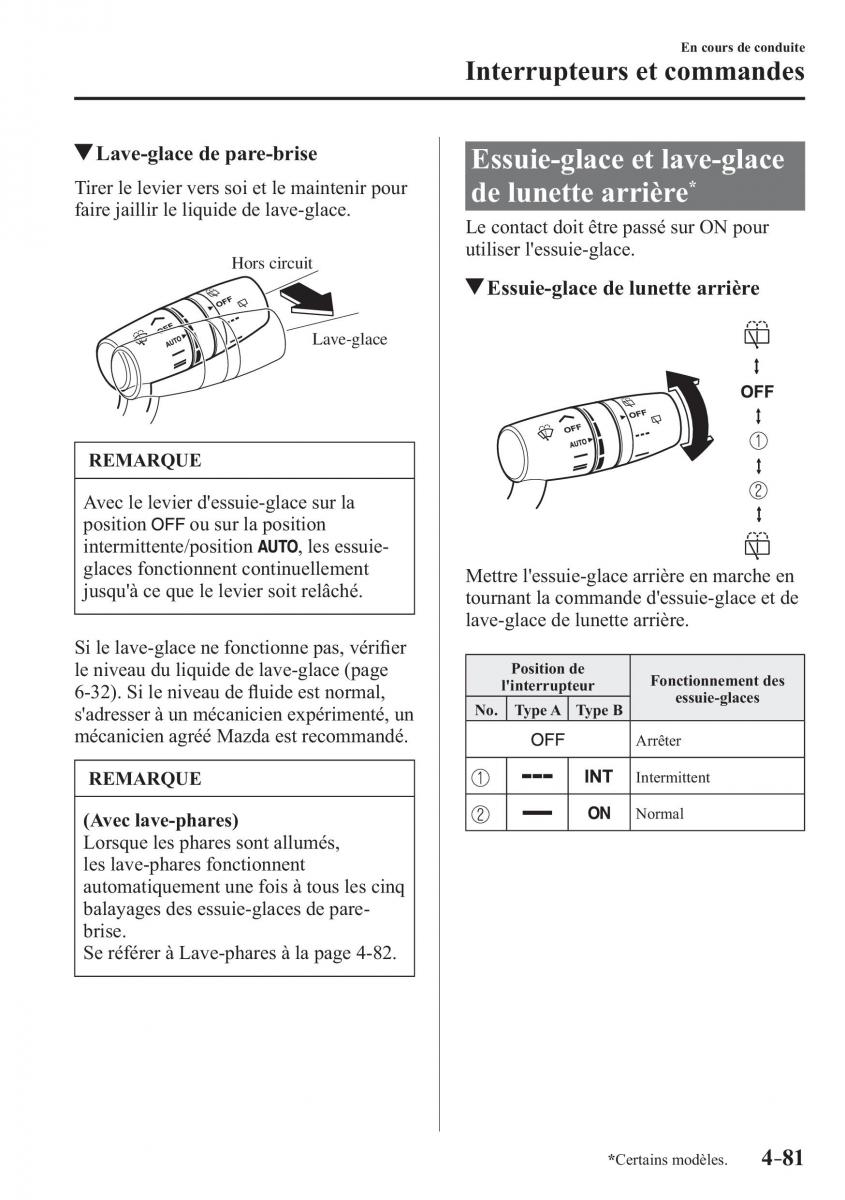 Mazda CX 3 manuel du proprietaire / page 233