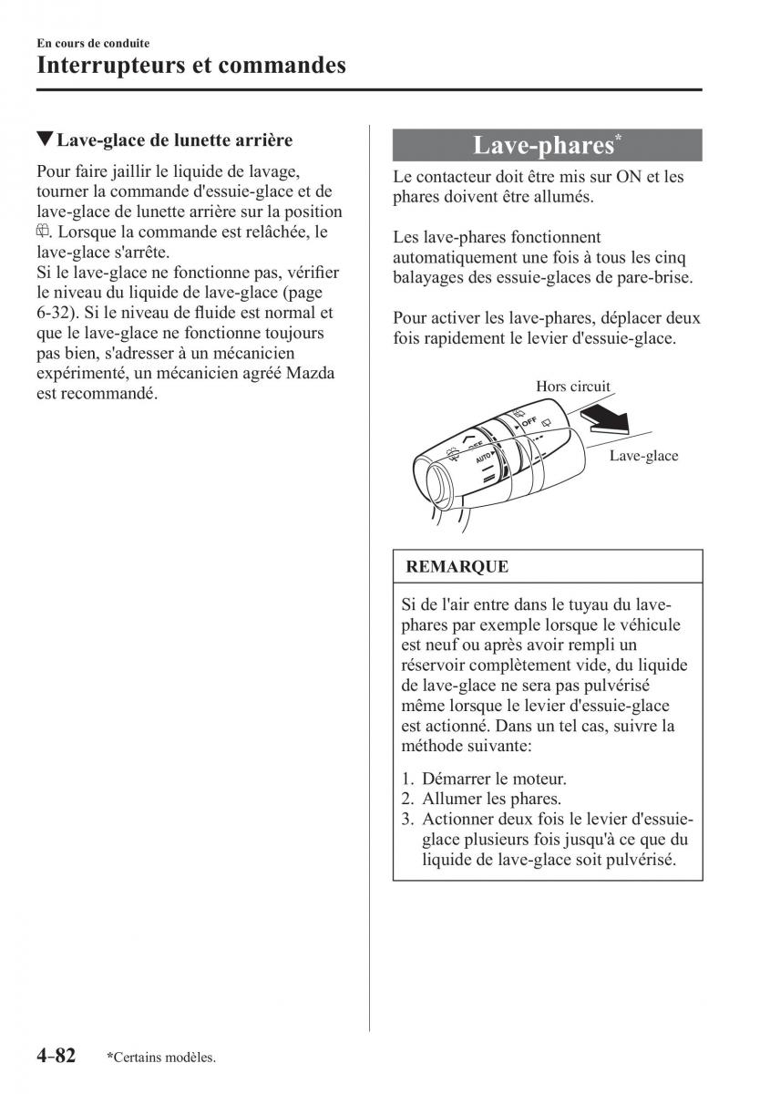 Mazda CX 3 manuel du proprietaire / page 234