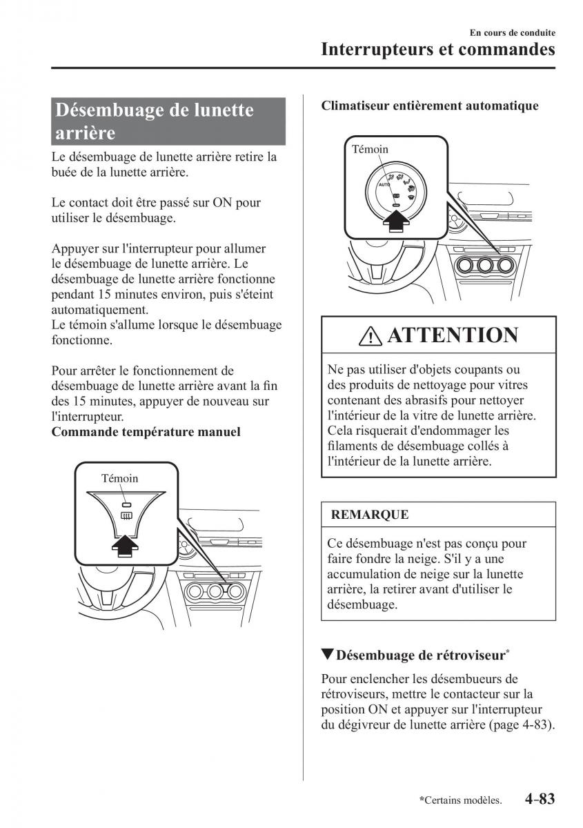 Mazda CX 3 manuel du proprietaire / page 235