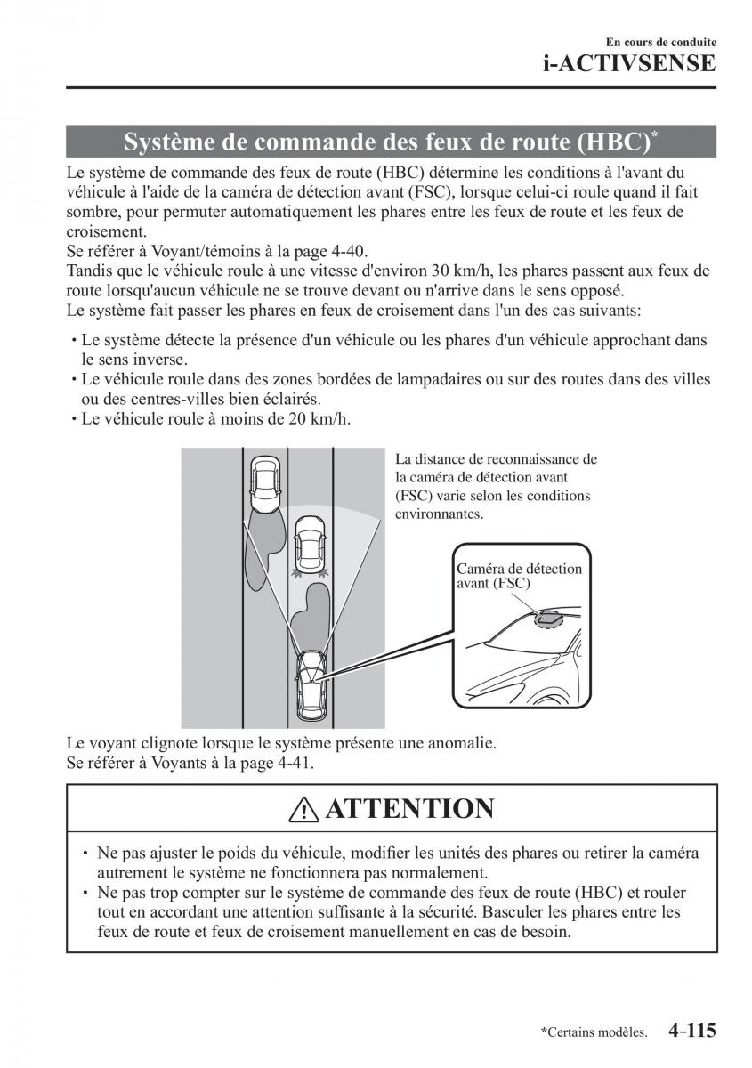 Mazda CX 3 manuel du proprietaire / page 267