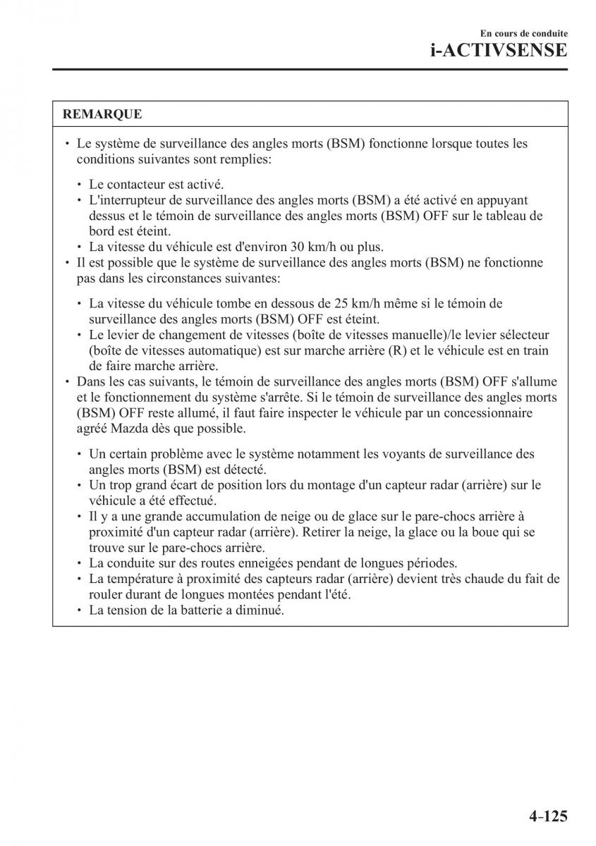 Mazda CX 3 manuel du proprietaire / page 277