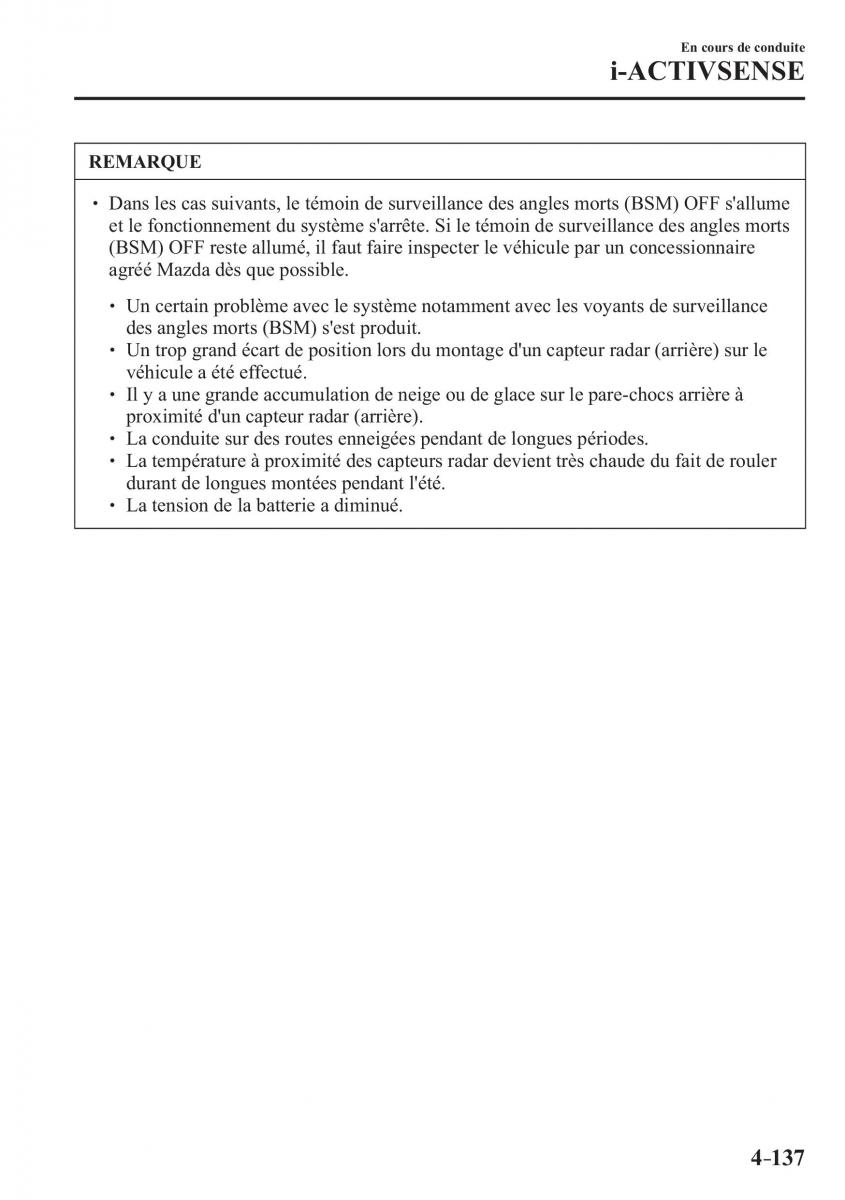 Mazda CX 3 manuel du proprietaire / page 289