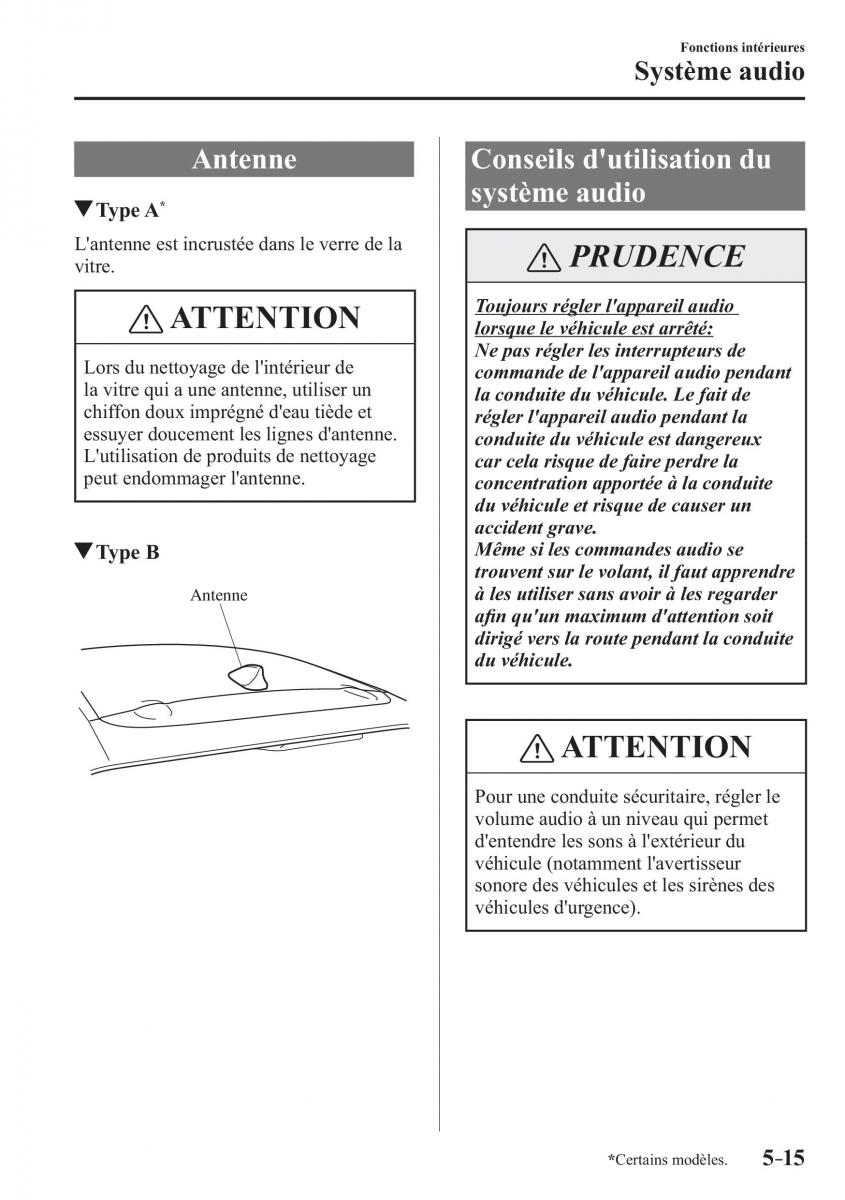 Mazda CX 3 manuel du proprietaire / page 369