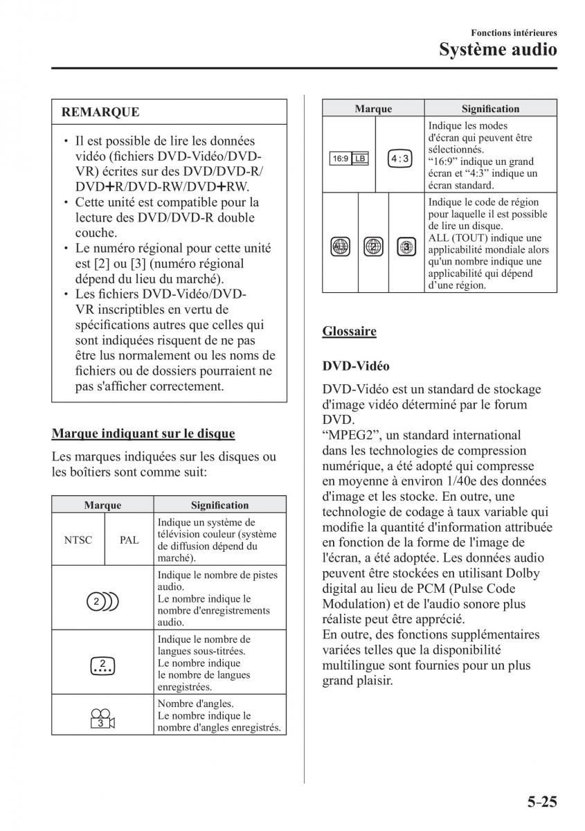 Mazda CX 3 manuel du proprietaire / page 379