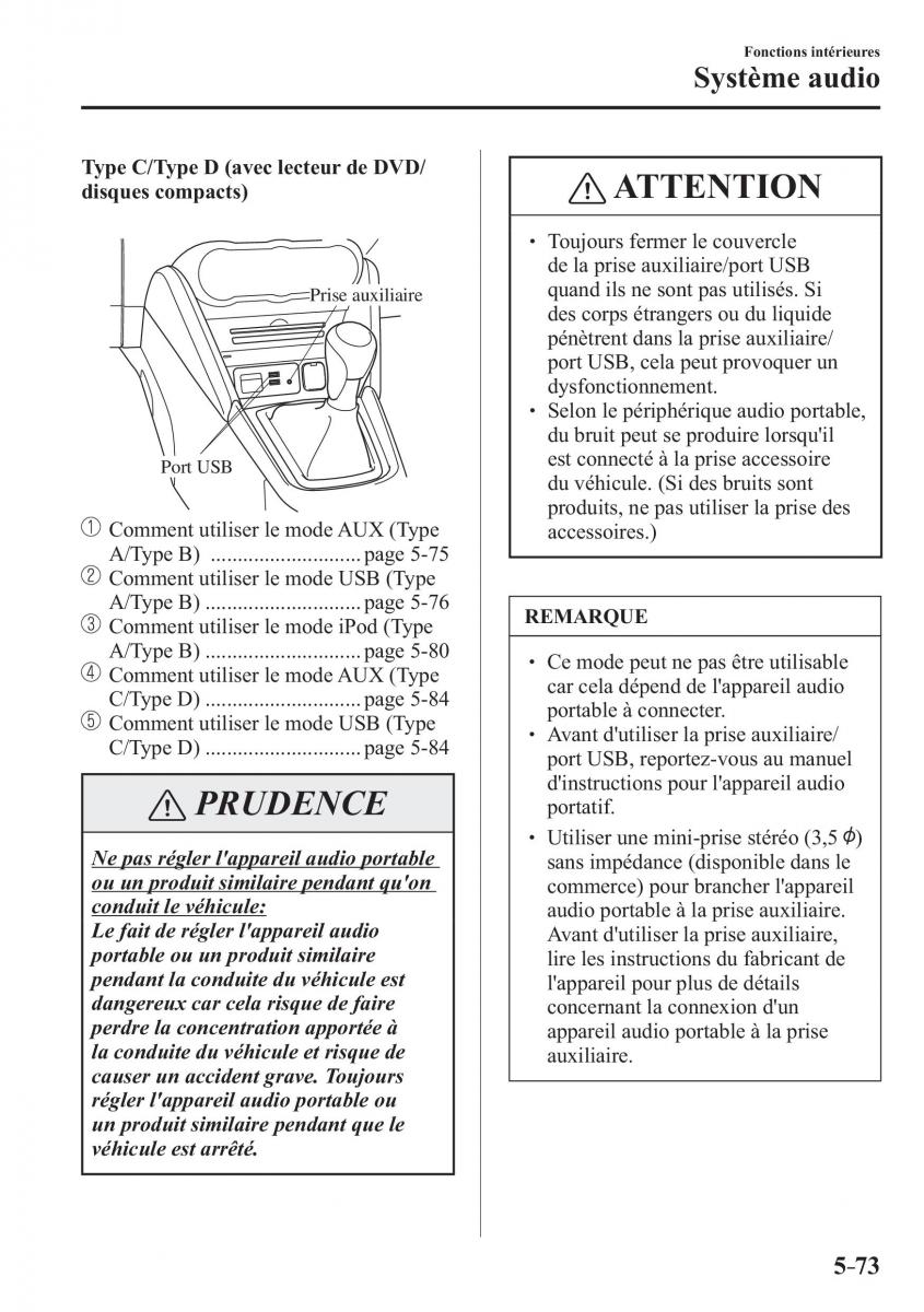 Mazda CX 3 manuel du proprietaire / page 427