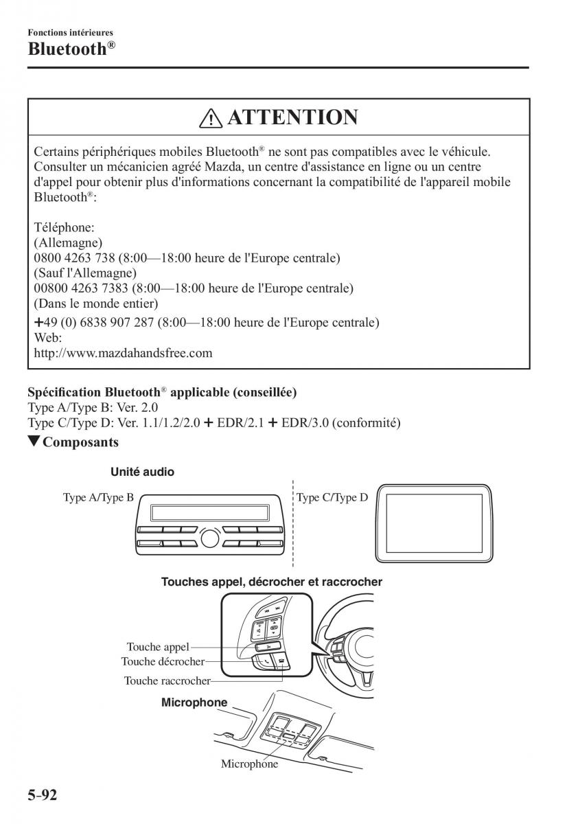 Mazda CX 3 manuel du proprietaire / page 446