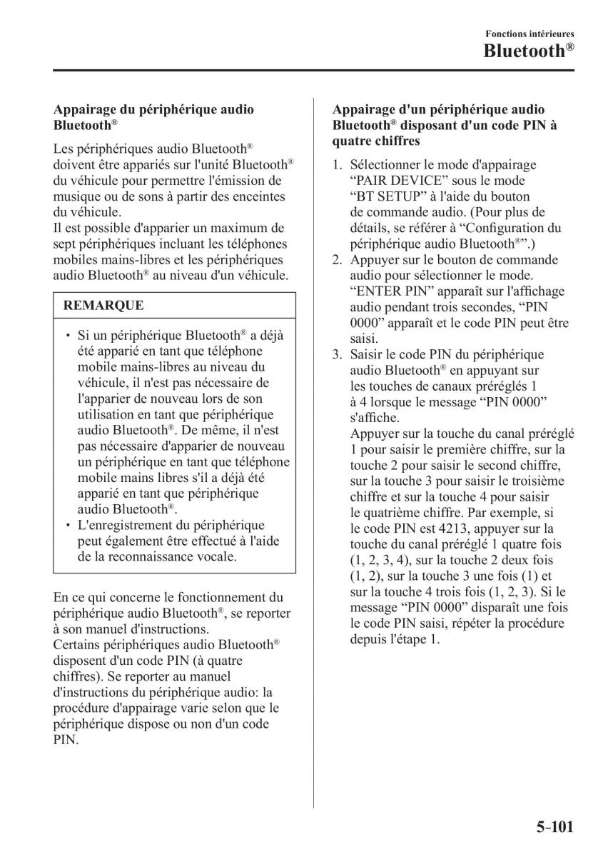 Mazda CX 3 manuel du proprietaire / page 455