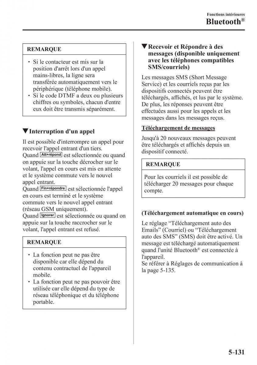 Mazda CX 3 manuel du proprietaire / page 485