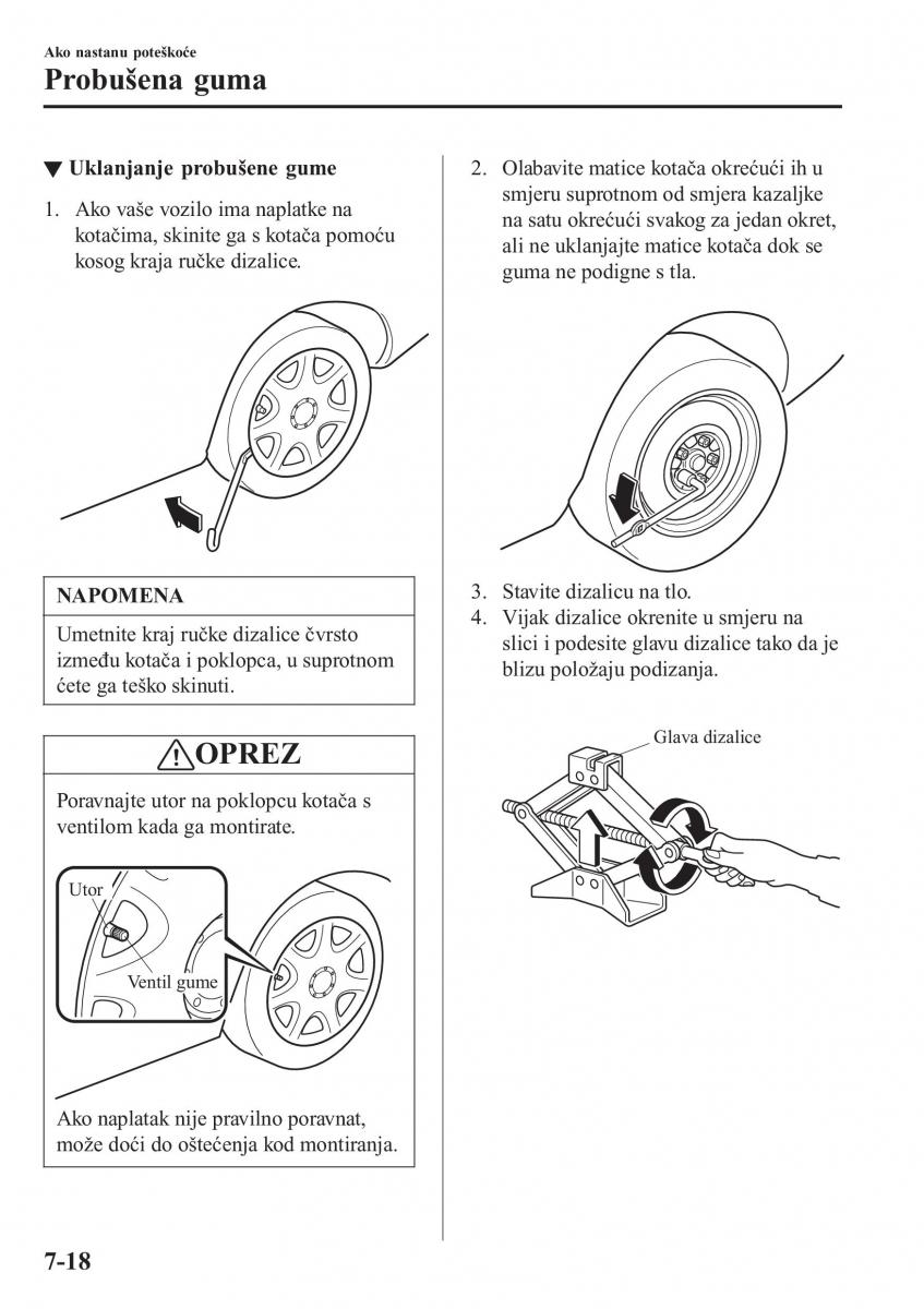 Mazda CX 3 vlasnicko uputstvo / page 562