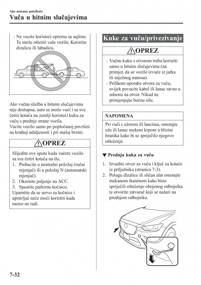 Mazda CX 3 vlasnicko uputstvo / page 576