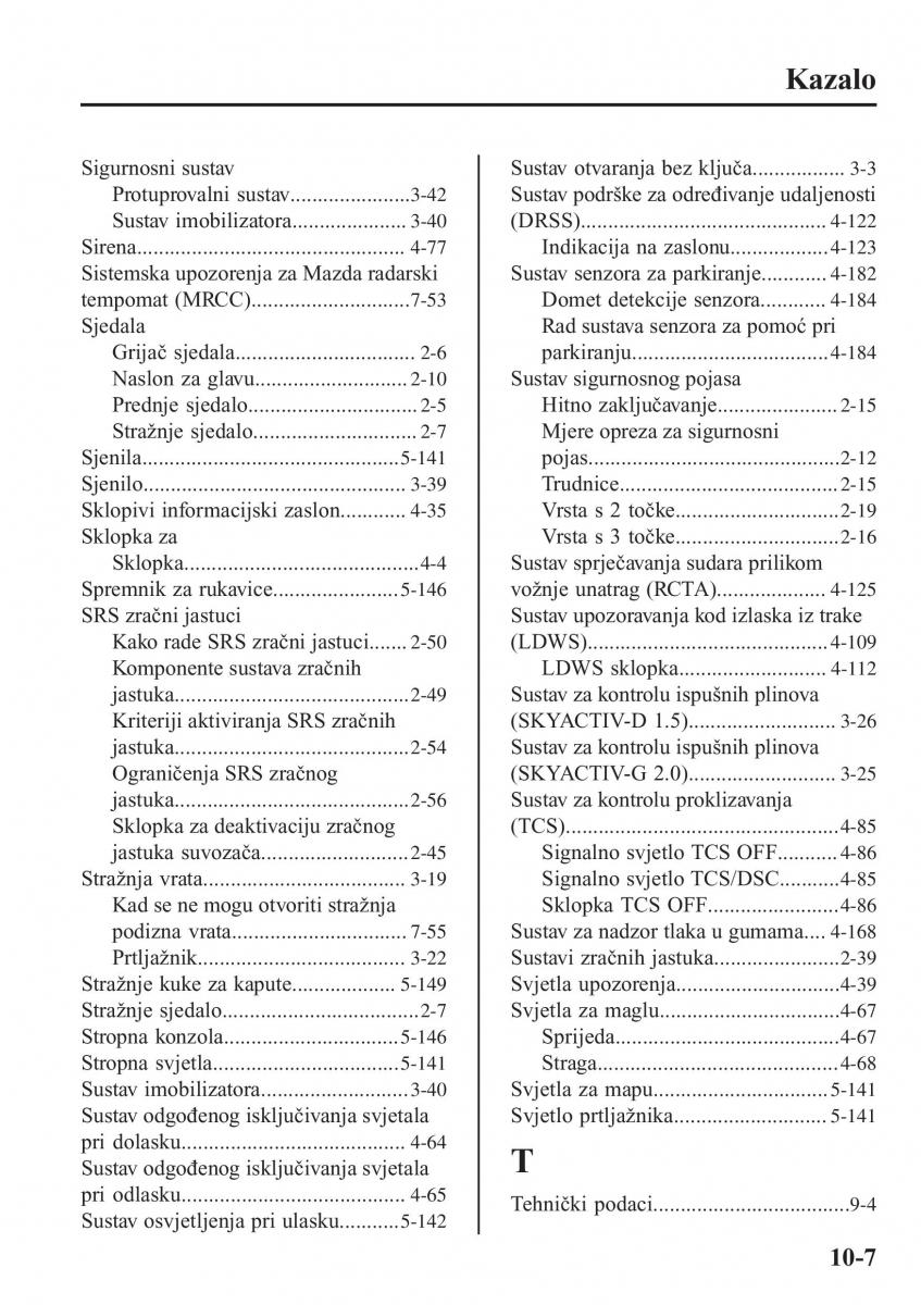 Mazda CX 3 vlasnicko uputstvo / page 651