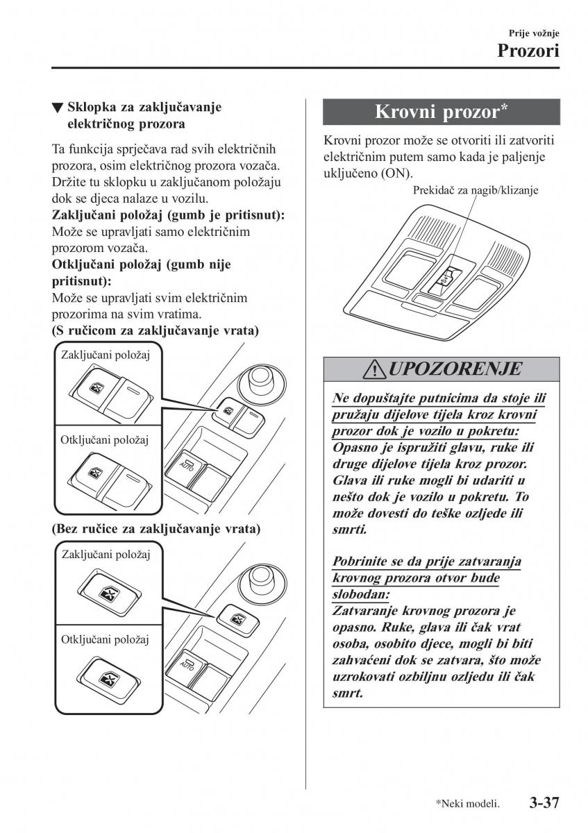 Mazda CX 3 vlasnicko uputstvo / page 115