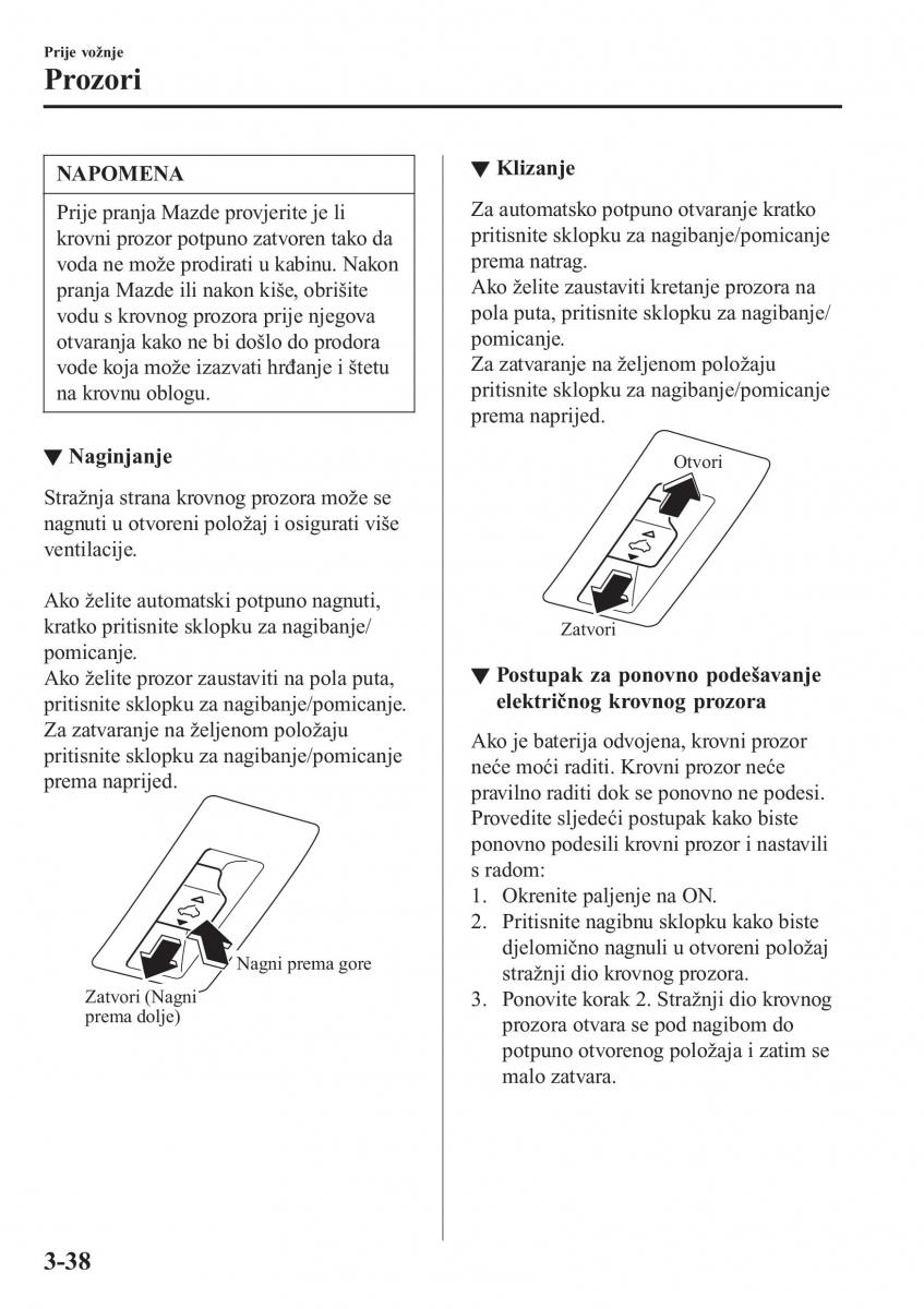 Mazda CX 3 vlasnicko uputstvo / page 116