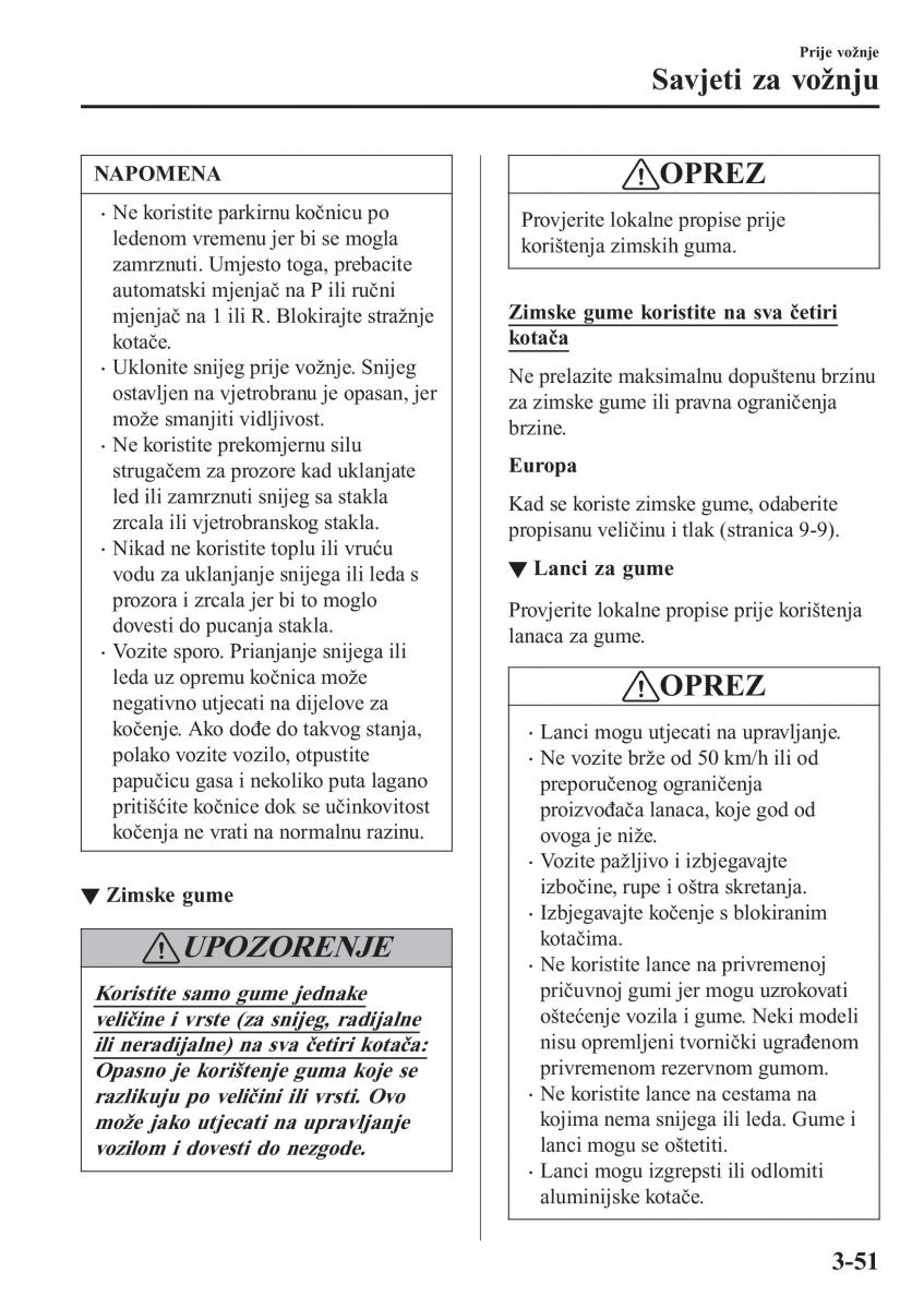 Mazda CX 3 vlasnicko uputstvo / page 129